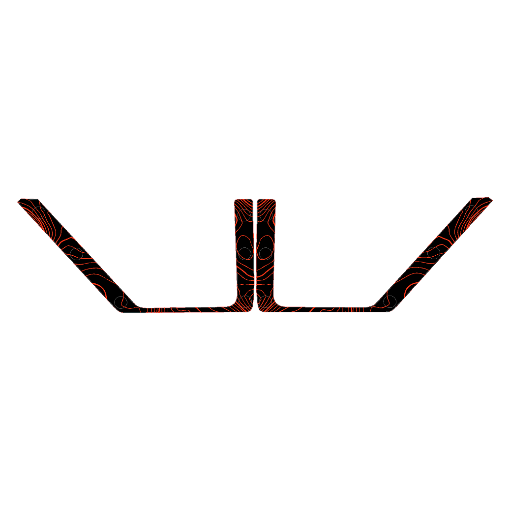 Topo Rear Door Net Trim Overlay Kit (Printed Series) - 2021+ Bronco StickerFab