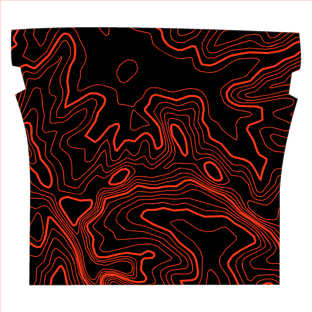 Topo Seatbelt Trim Protector (Printed Series) - 2021+ Bronco 4 Door StickerFab