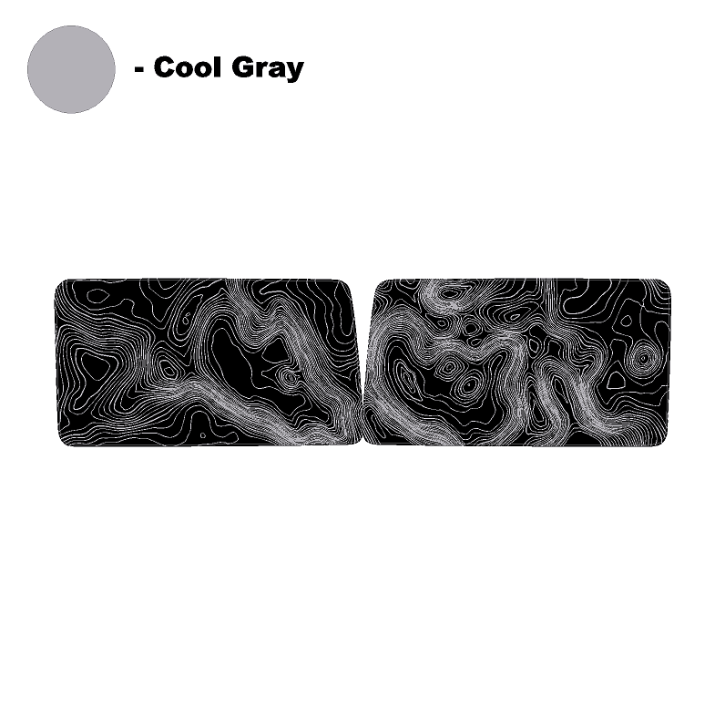 Topographic Map Premium Print Vinyl Rolls (3' or 6') - Matte Finish StickerFab
