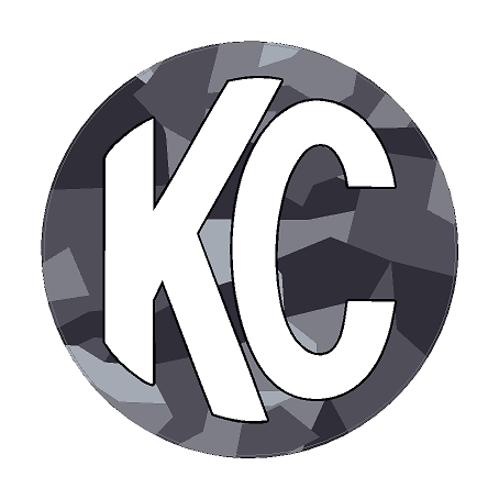 KC HiLITES Era 4 ROUND Series Light Cover Overlays - Universal StickerFab