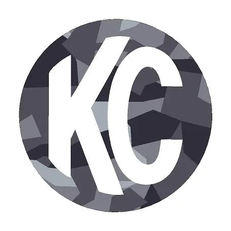 KC HiLITES Era 4 ROUND Series Light Cover Overlays - Universal StickerFab