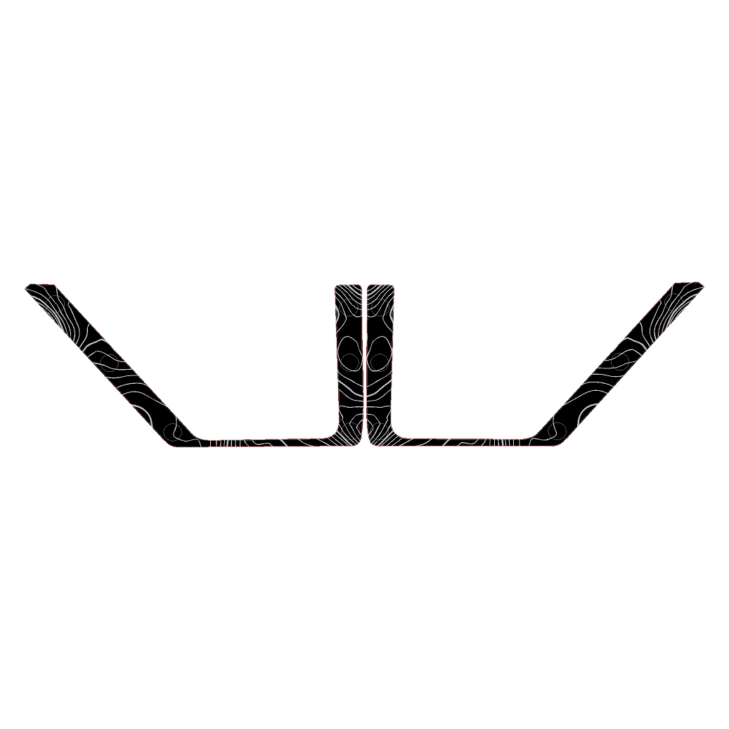 Topo Front Door Net Trim Overlay Kit (Printed Series) - 2021+ Bronco StickerFab
