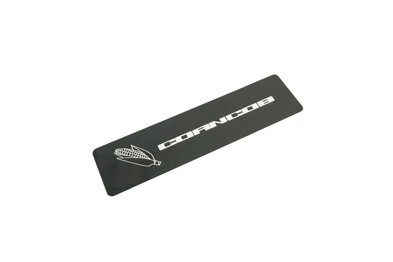 CORNCOB Logo Emblem for Weathertech All Weather Floor Mats (Metal Etched) - Universal StickerFab