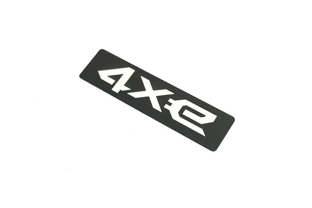 Custom Weathertech Floor Mat Logo (Etched Metal) - Universal StickerFab
