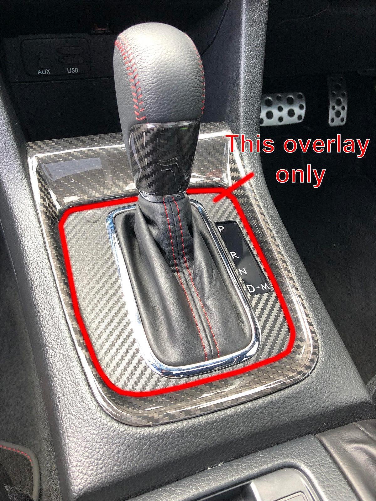 CVT Shifter Overlay (3D Carbon) - 2015-2021 Subaru WRX / 2014-2017 Forester / 2013-2017 Crosstrek XV StickerFab