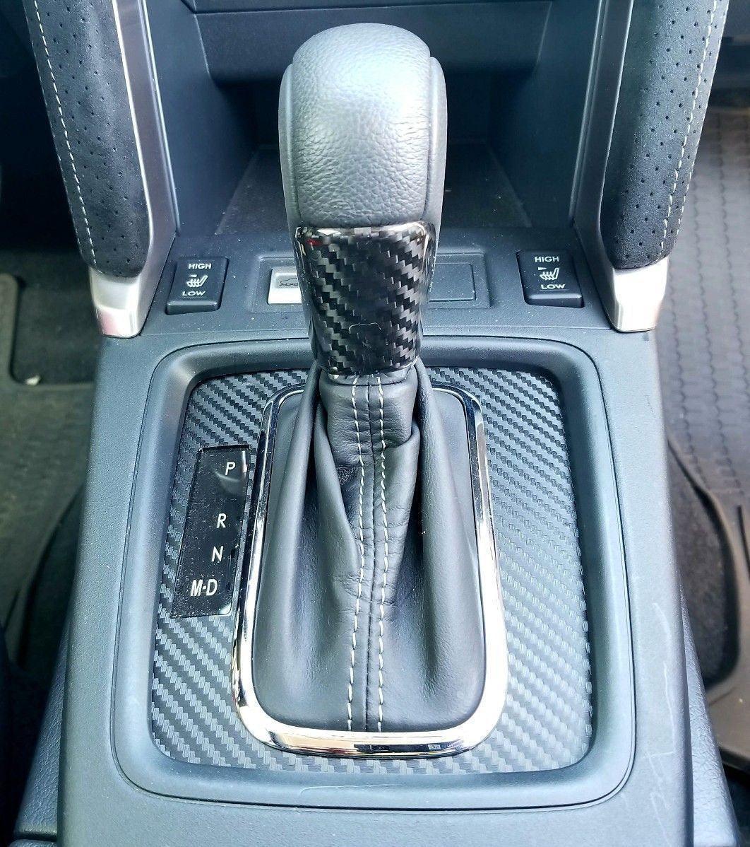 CVT Shifter Overlay (3D Carbon) - 2015-2021 Subaru WRX / 2014-2017 Forester / 2013-2017 Crosstrek XV StickerFab