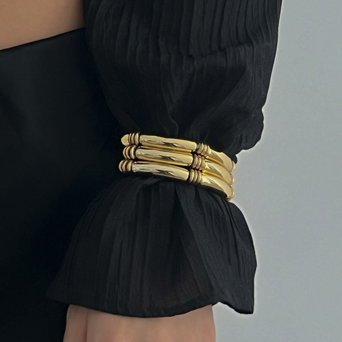 Light luxury ins style beaded bamboo bracelet Vera Lux