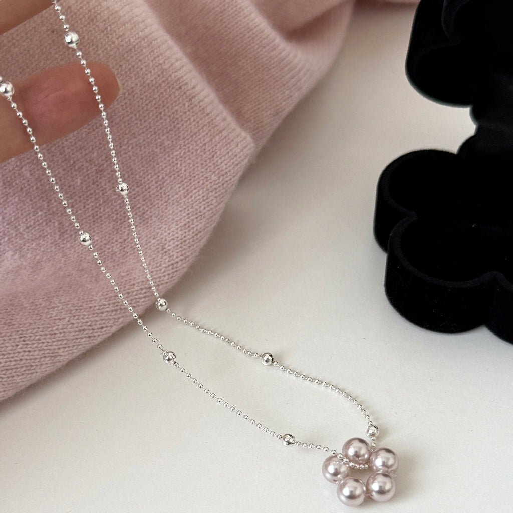 Versatile Layered Pearl Necklace With A Refined Manta Style Vera Lux