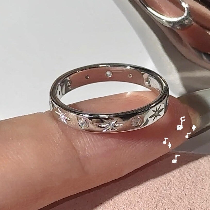 Simple Niche Minimalist Open Ring For Women, Fashion Light Luxury High-End Jewelry, Elegant & Versatile Vera Lux