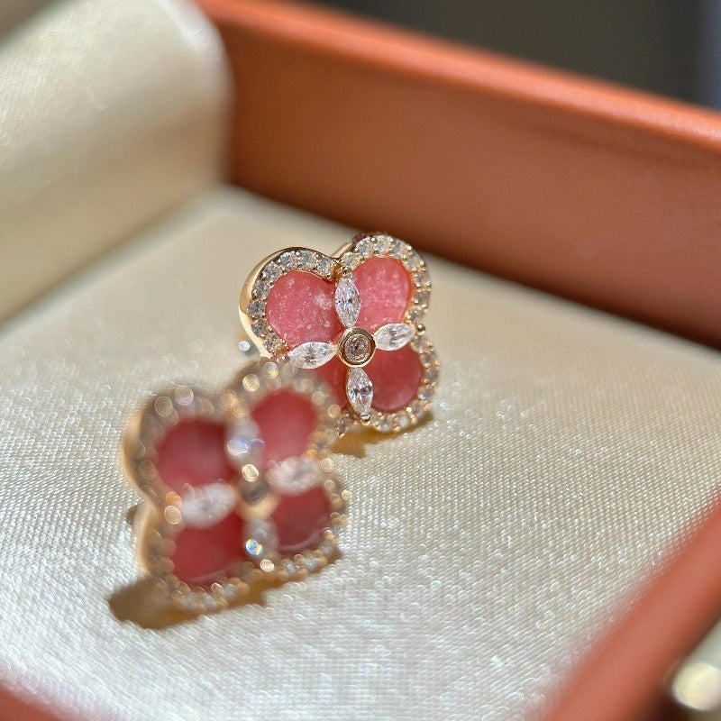 Pink Four Leaf Clover Jewelry Collection Vera Lux