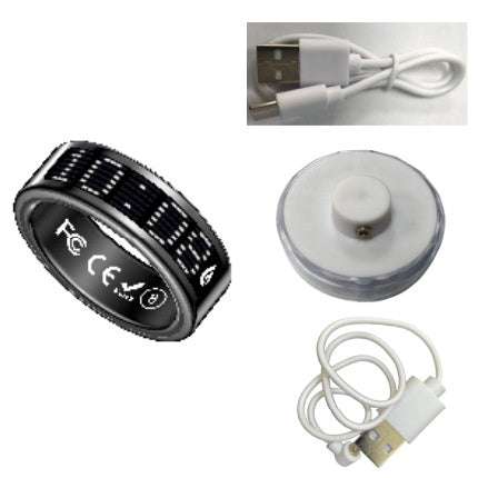 Smart Ring With Display For Counting, Heart Rate, Blood Oxygen, Pressure, Sleep, And Exercise Monitoring, Smart Bracelet For The Middle East Vera Lux