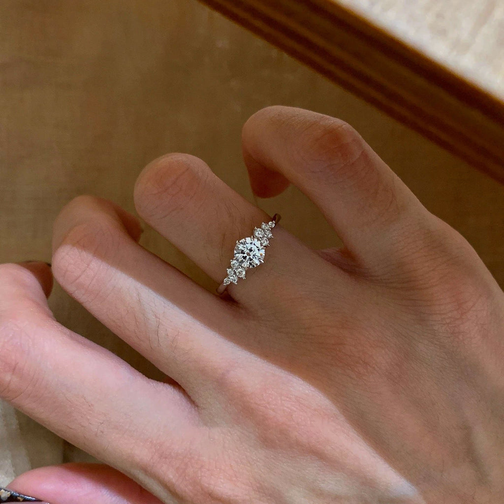 S925 Sterling Silver Berlin Love Letter Zircon Open Ring For Women, Luxury Shiny Zircon, Elegant & Versatile Commute Ring Vera Lux