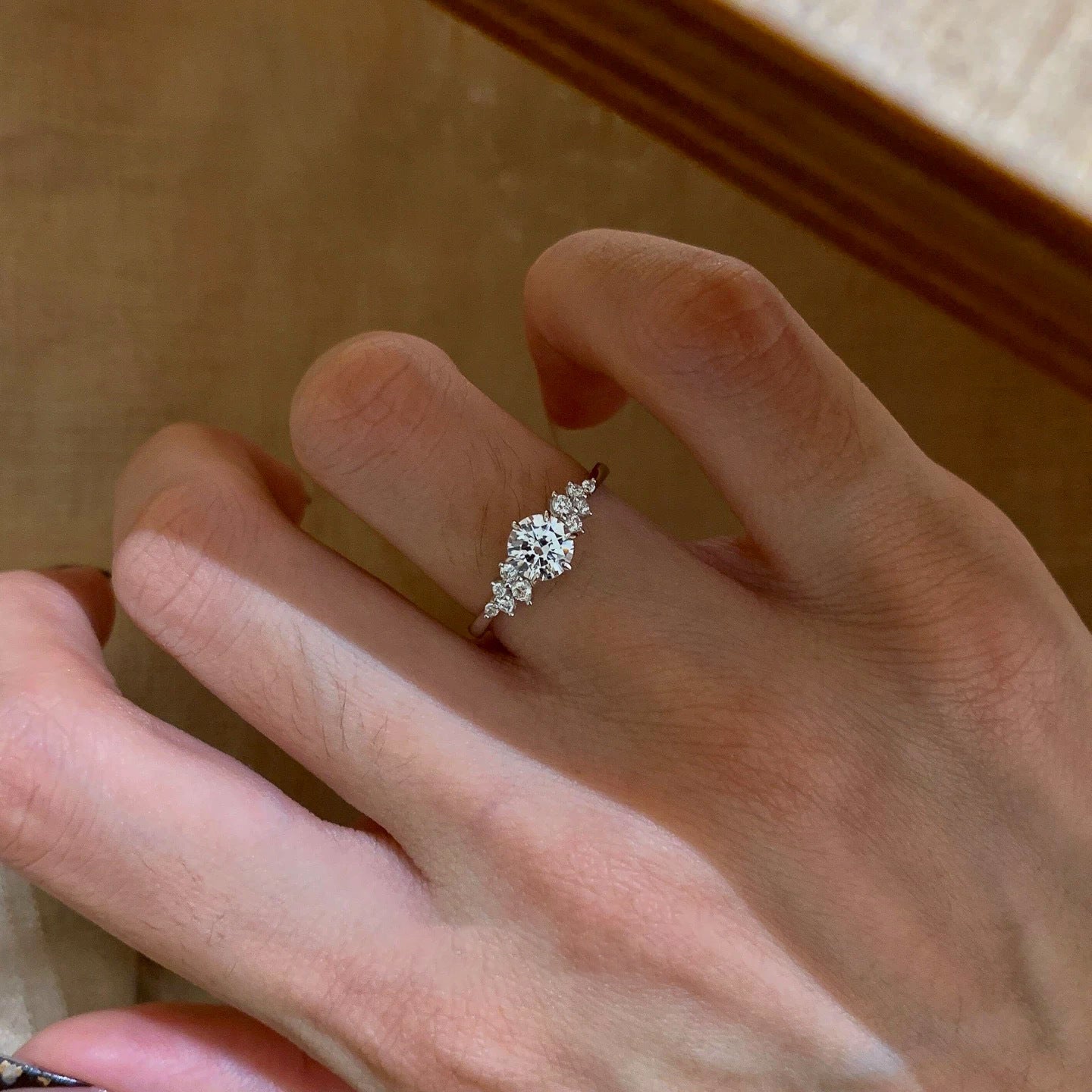 S925 Sterling Silver Berlin Love Letter Zircon Open Ring For Women, Luxury Shiny Zircon, Elegant & Versatile Commute Ring Vera Lux