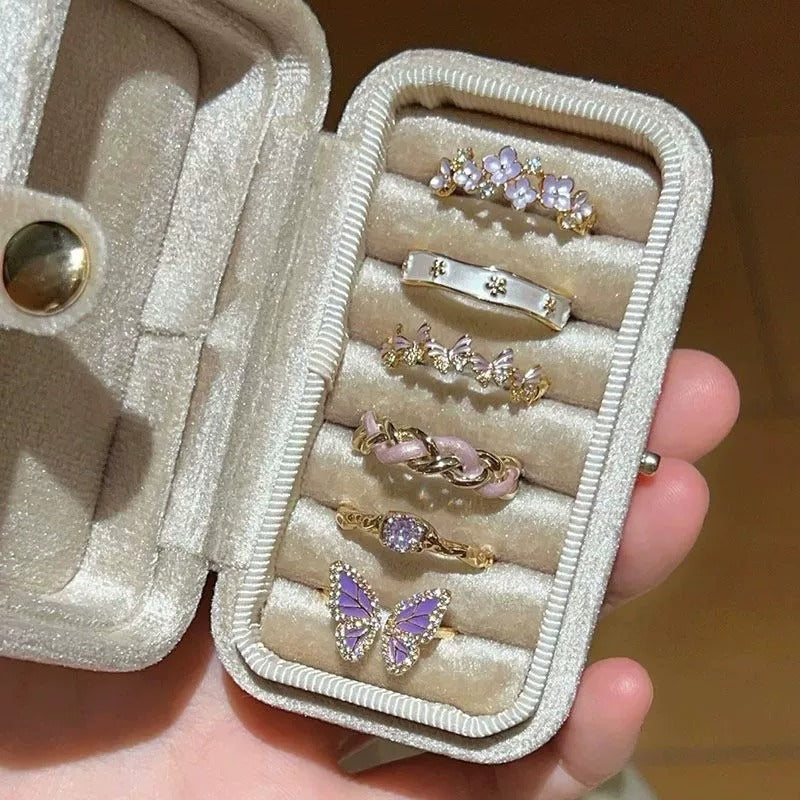 2026 New Luxury Fairy Butterfly Ring For Women, Korean Style Niche Unique Design Ring Vera Lux