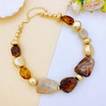 Irregular Acrylic Statement Necklace Collection Vera Lux