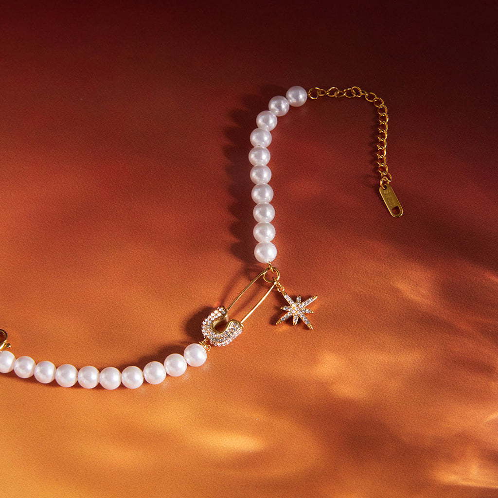 Pearl Star Stainless Steel Bracelet Collection Vera Lux