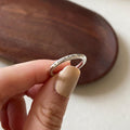 925 Sterling Silver Irregular Stackable Rings For Women, Minimalist INS Style, Non Tarnish & Versatile Band Rings Vera Lux