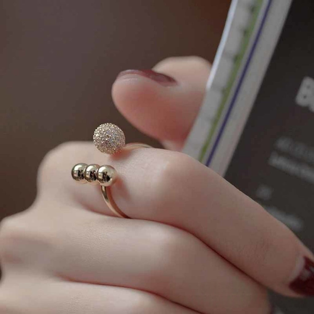 Open Ring With Micro-set Details Elegant And Stylish For Women Vera Lux