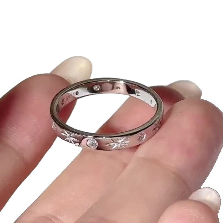 Simple Niche Minimalist Open Ring For Women, Fashion Light Luxury High-End Jewelry, Elegant & Versatile Vera Lux