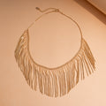 Fashionable Metal Tassel Necklace Vera Lux