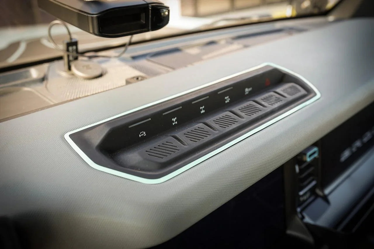 Dashboard Switch Outline (Printed Series Vinyl) - 2021+ Bronco StickerFab