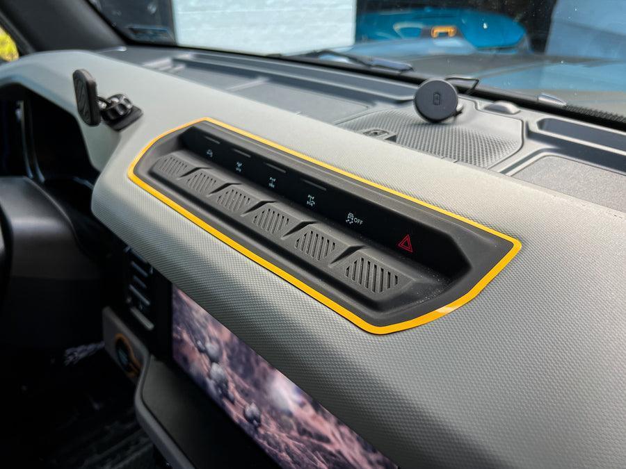 Dashboard Switch Outline (Standard Series) - 2021+ Bronco StickerFab