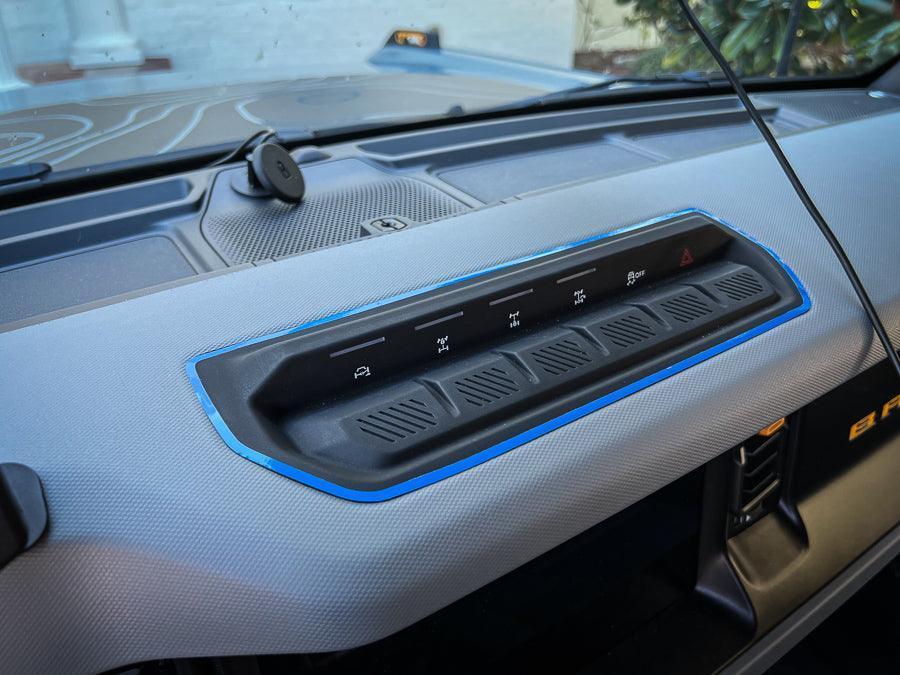 Dashboard Switch Outline (Standard Series) - 2021+ Bronco StickerFab