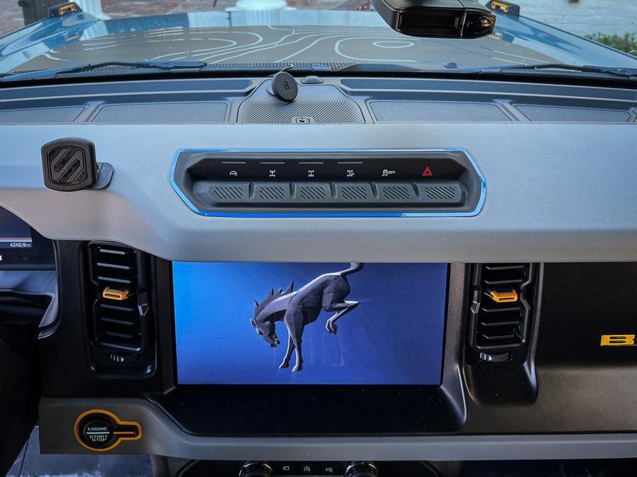 Dashboard Switch Outline (Standard Series) - 2021+ Bronco StickerFab