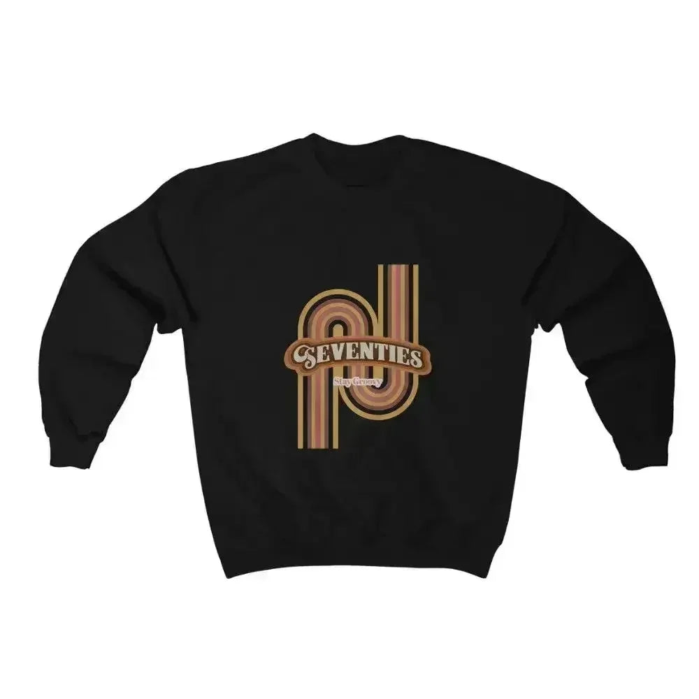 70's Retro Sweatshirt - Vintage Loose Fit Crewneck | Femstylo Femstylo