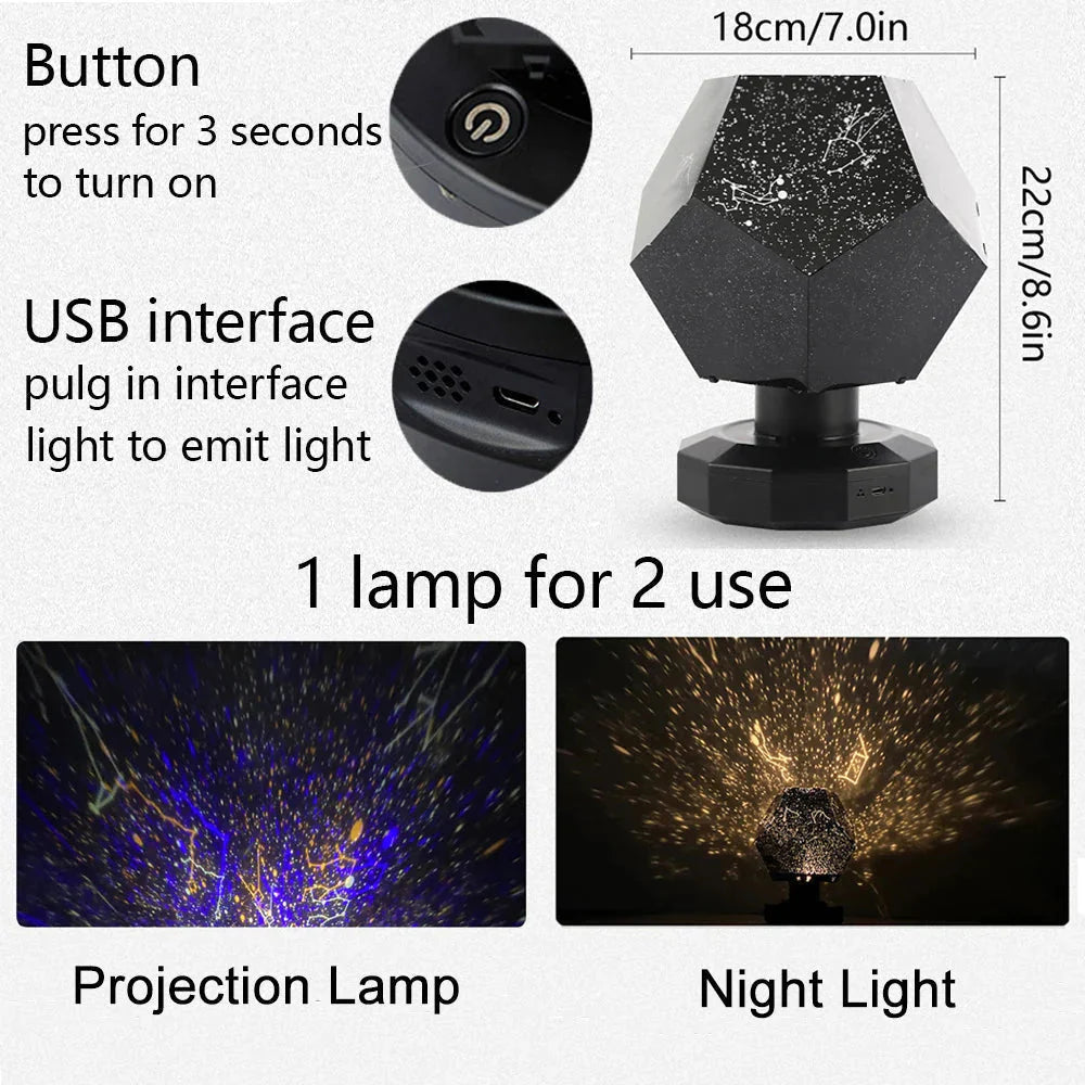Star Projector Constellation Night Light My Store