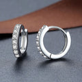 925 Sterling Silver Diamond-Studded Trendy Earrings Simple And Stylish For Students Vera Lux