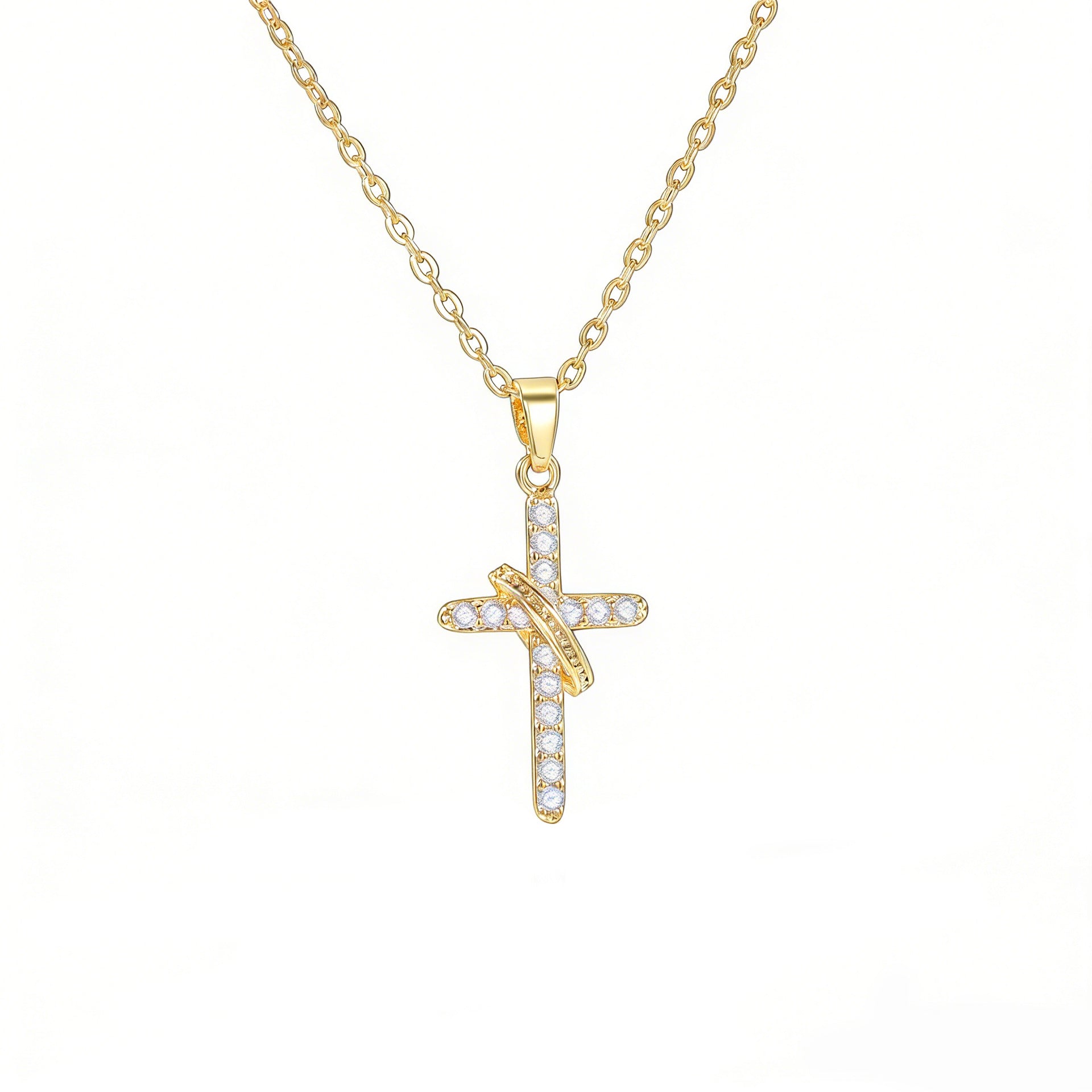 Simple Cross Pendant Necklace For Women Vera Lux