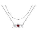 Whatever the Treasure Mom Heart Layered Necklace Vera Lux