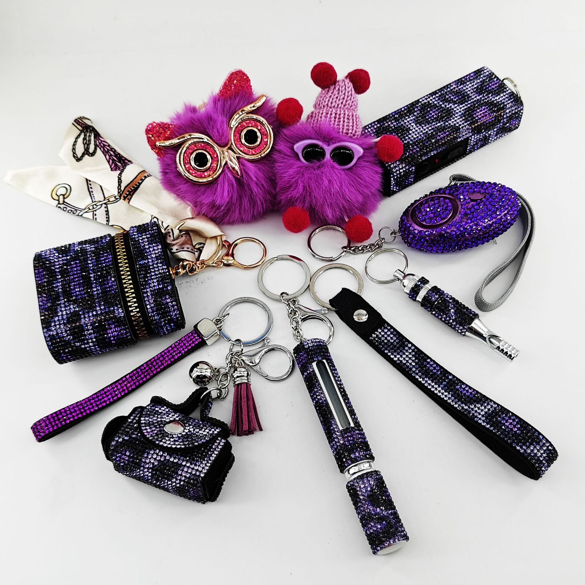 9-Piece Multi-Functional Keychain For Self-Defense Vera Lux