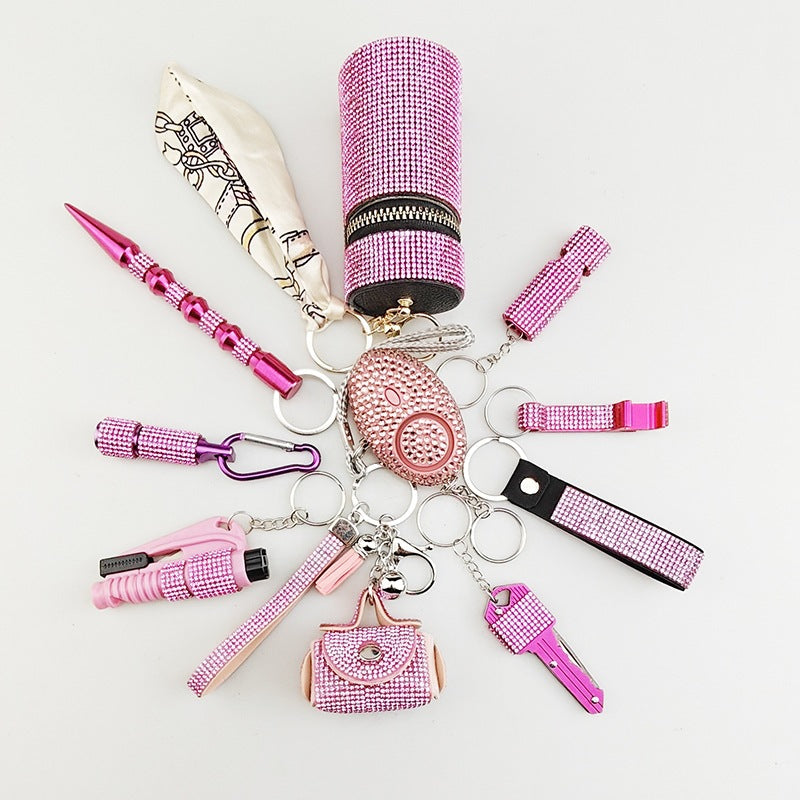 Creative Portable 10-Piece Keychain Set Vera Lux