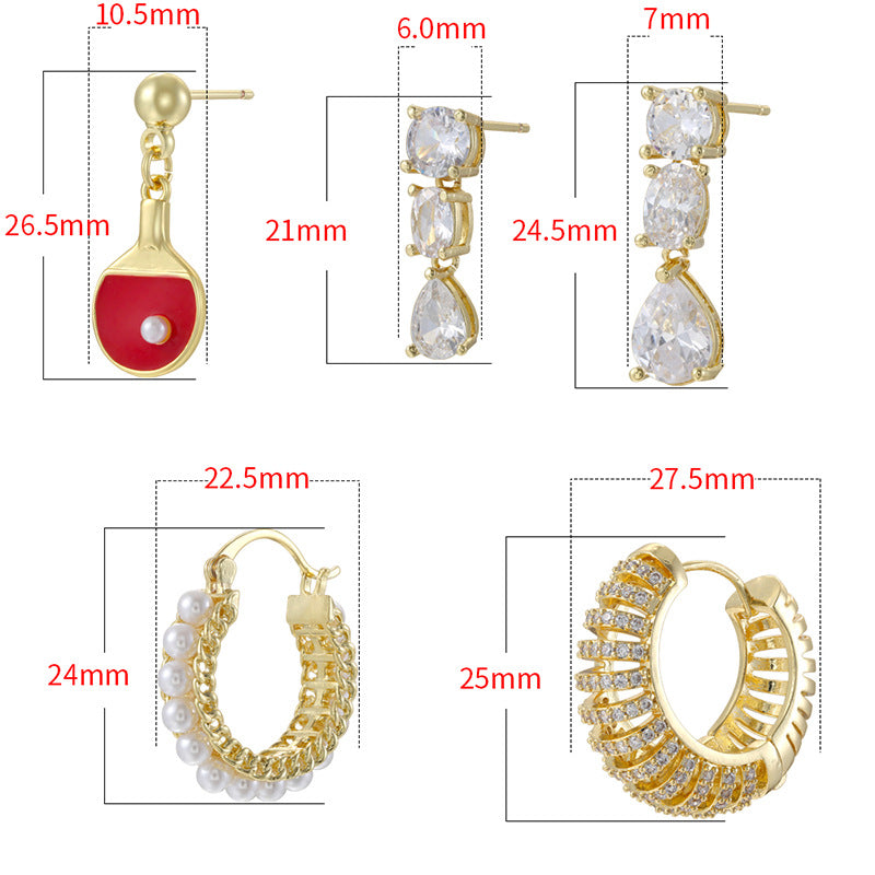 French-style Light-luxury Teardrop Earrings For Women Vera Lux