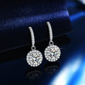 S925 sterling silver round earrings Vera Lux
