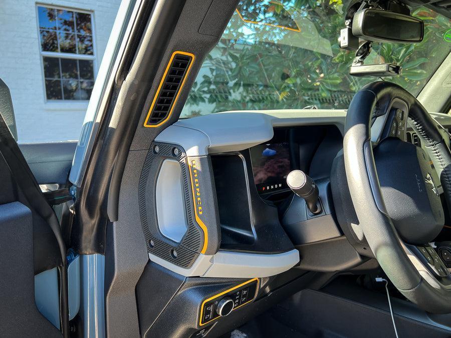 Defroster Vent Outline (Standard Series) - 2021+ Bronco StickerFab