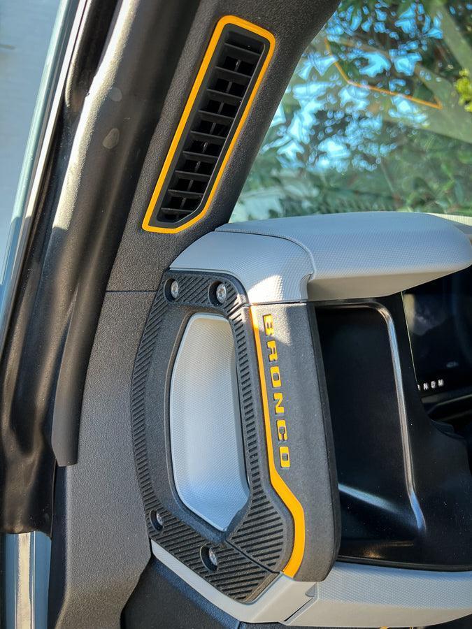 Defroster Vent Outline (Standard Series) - 2021+ Bronco StickerFab