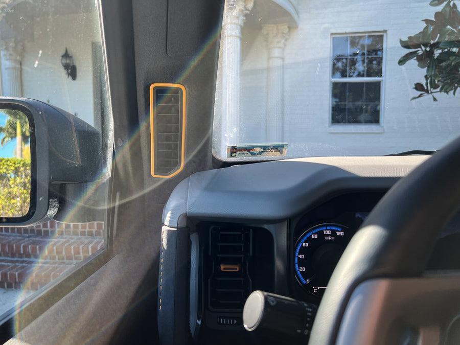 Defroster Vent Outline (Standard Series) - 2021+ Bronco StickerFab