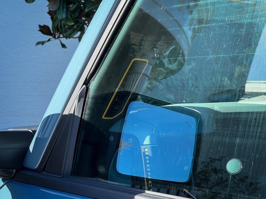Defroster Vent Outline (Standard Series) - 2021+ Bronco StickerFab