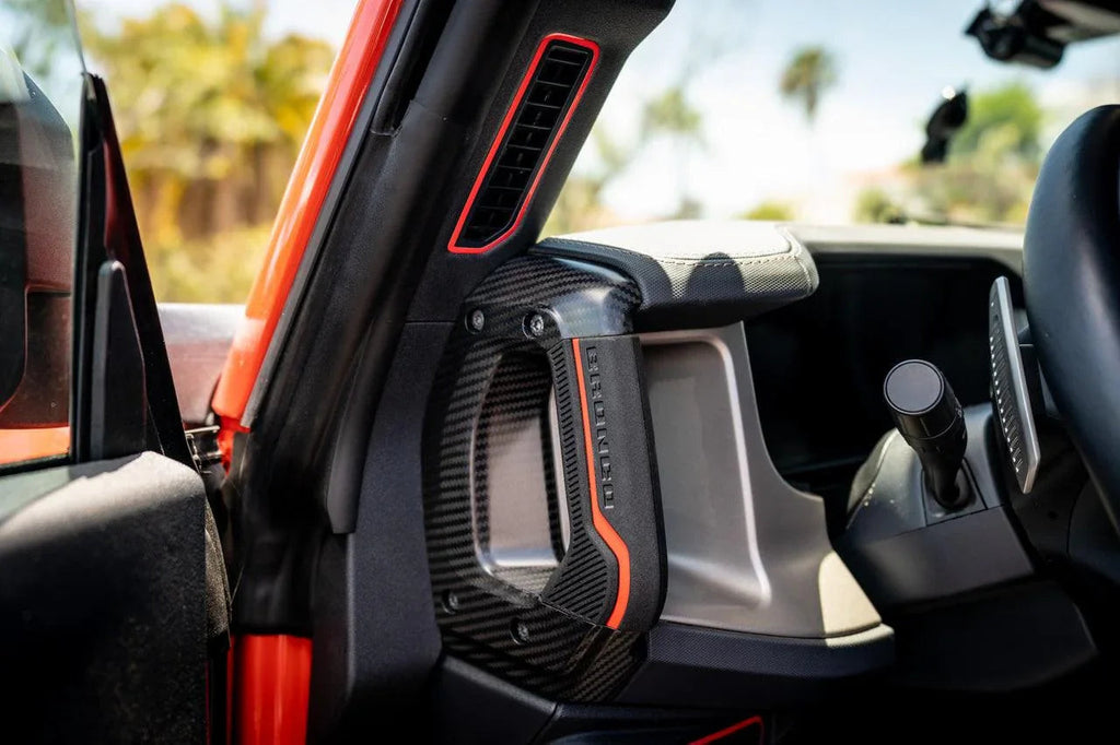 Defroster Vent Outline (Printed Series Vinyl) - 2021+ Bronco StickerFab