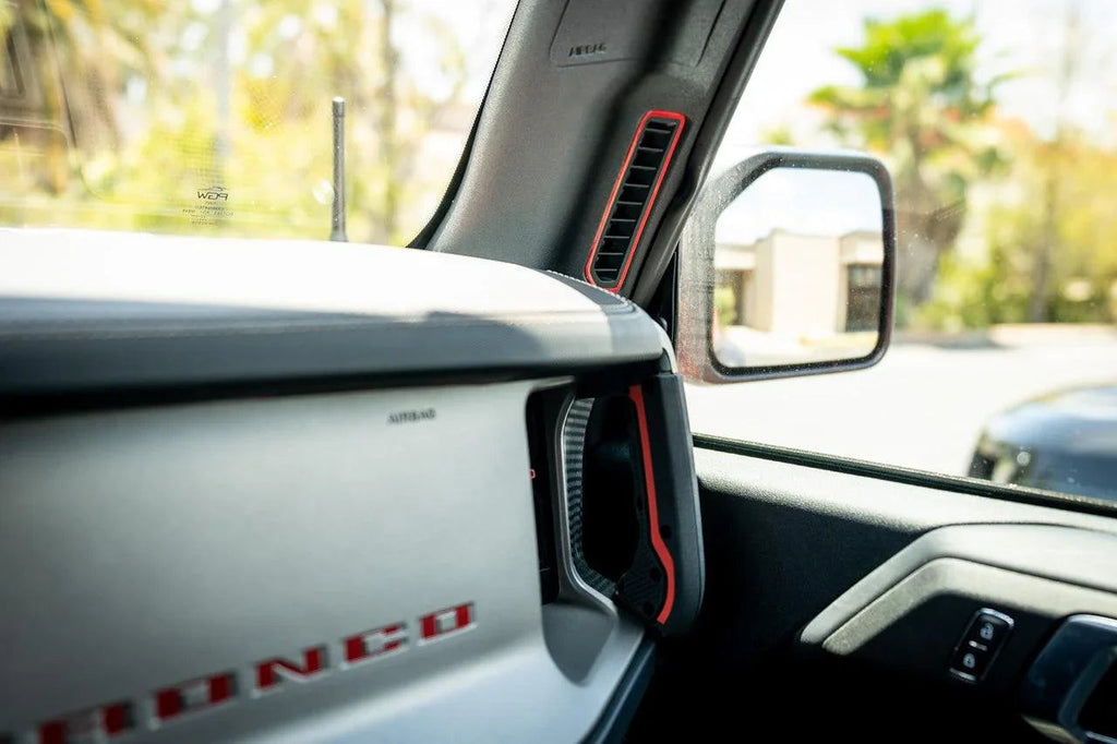 Defroster Vent Outline (Printed Series Vinyl) - 2021+ Bronco StickerFab