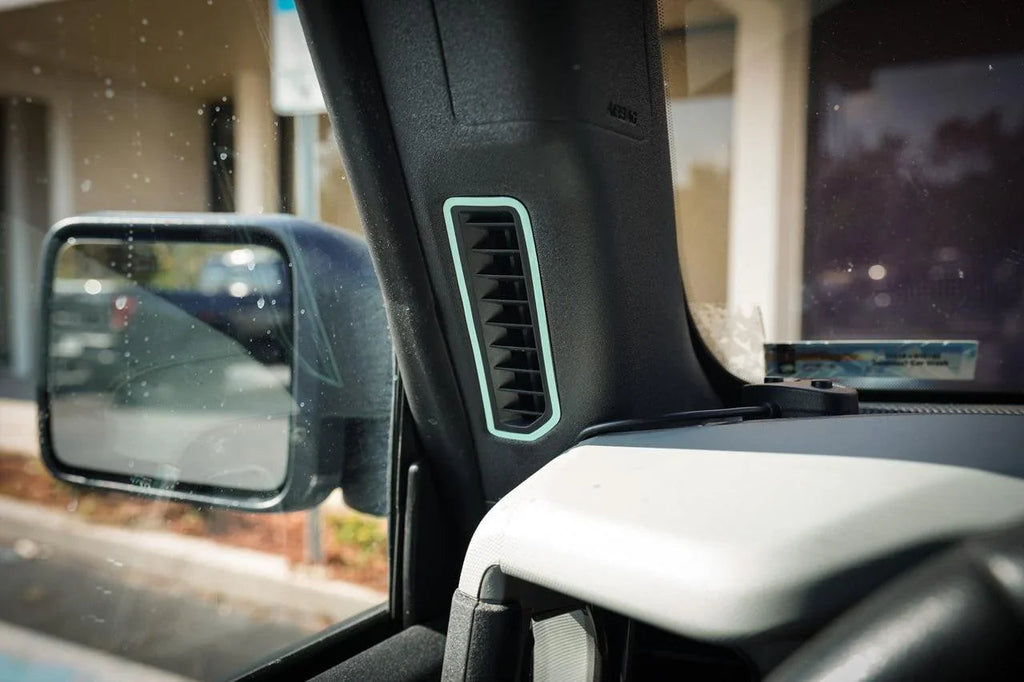 Defroster Vent Outline (Printed Series Vinyl) - 2021+ Bronco StickerFab