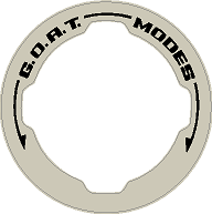 GOAT Mode Dial Ring Overlay V2 - 2021+ Bronco StickerFab