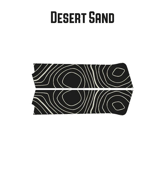 Topographic Outer Hood Trim Overlay (Top) - 2024+ Land Cruiser StickerFab