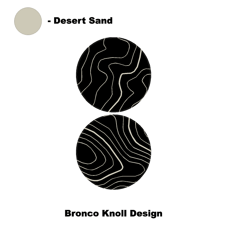 1966 Topographic Shifter Plate (Printed Series + Acrylic) - 2021+ Bronco StickerFab