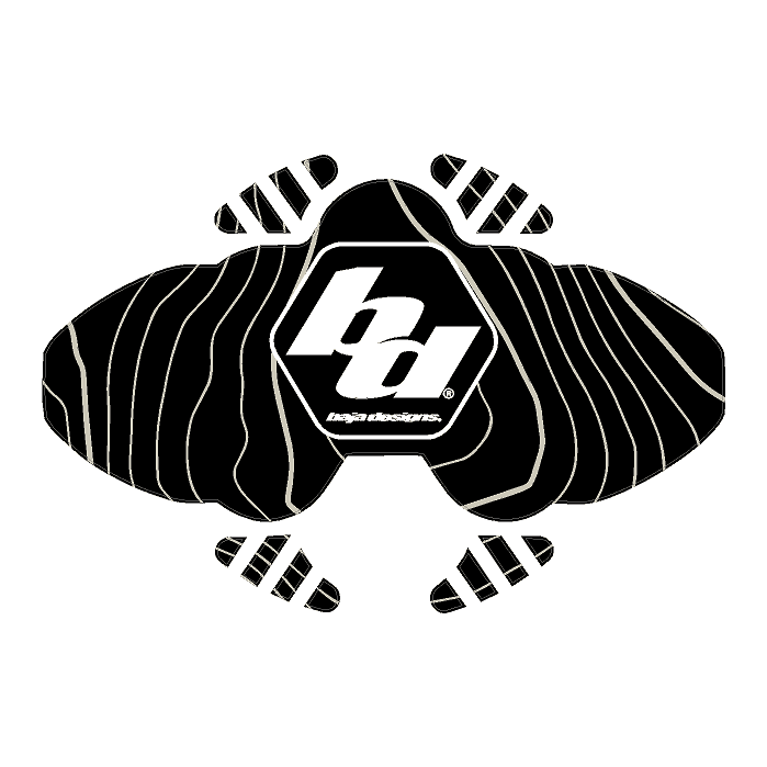 Baja Designs LP4 Topographic Light Cover Overlays  - Universal StickerFab
