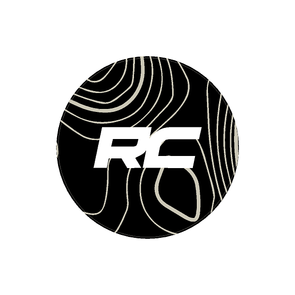 RC 3.5" Black Series Topo Round Cover Overlays - Universal StickerFab