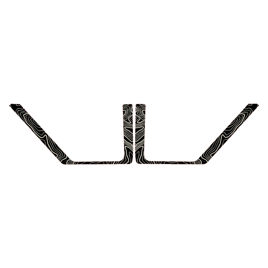 Topo Rear Door Net Trim Overlay Kit (Printed Series) - 2021+ Bronco StickerFab